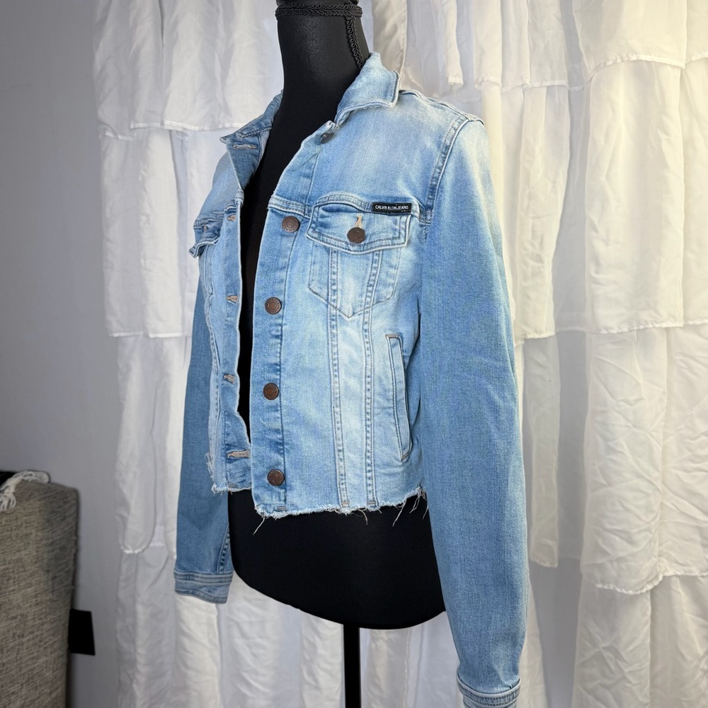 Calvin Klein Faded Blue Denim Jacket